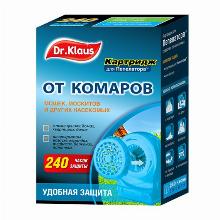 СРЕДСТВО ОТ КОМАРОВ ПЕПЕЛАТОР ПРИБОР + КАРТРИДЖ 1 ШТ dr. klaus