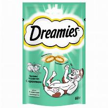 ЛАКОМСТВА ДЛЯ КОШЕК dreamies ПОДУШЕЧКИ С КРОЛИКОМ 60 Г