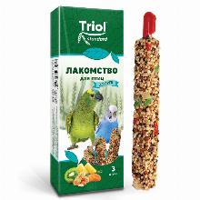 ЛАКОМСТВА ДЛЯ ПТИЦ triol АССОРТИ 3 ШТ 75 Г