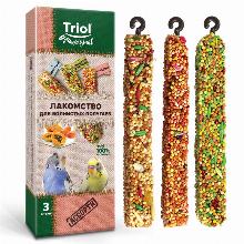 ЛАКОМСТВА ДЛЯ ПОПУГАЕВ triol ORIGINAL АССОРТИ 3ШТ 80 Г