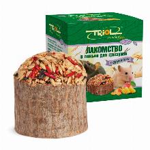 ЛАКОМСТВА ДЛЯ ГРЫЗУНОВ triol STANDARD В ПЕНЬКЕ С ФРУКТАМИ 70 Г