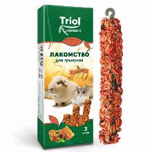 ЛАКОМСТВА ДЛЯ ГРЫЗУНОВ triol С МЕДОМ 3 ШТ 80 Г