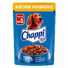 КОРМ ДЛЯ СОБАК chappi МЯСНОЕ ИЗОБИЛИЕ 85 Г